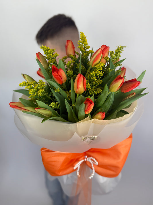 Orange Spring Bouquet "Medium" image 1