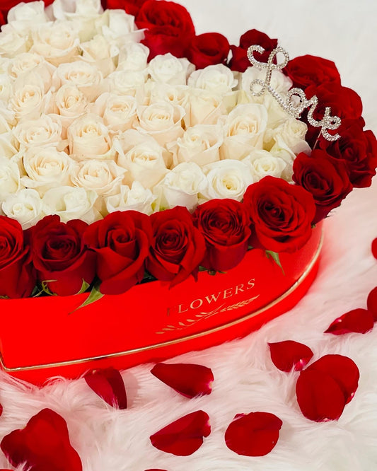 Heart Roses arrangement image 1