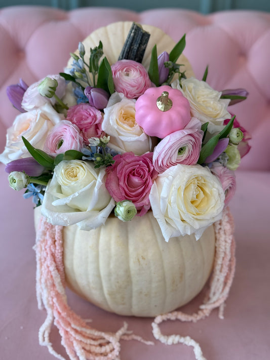 Pumkin Arrangement "White"