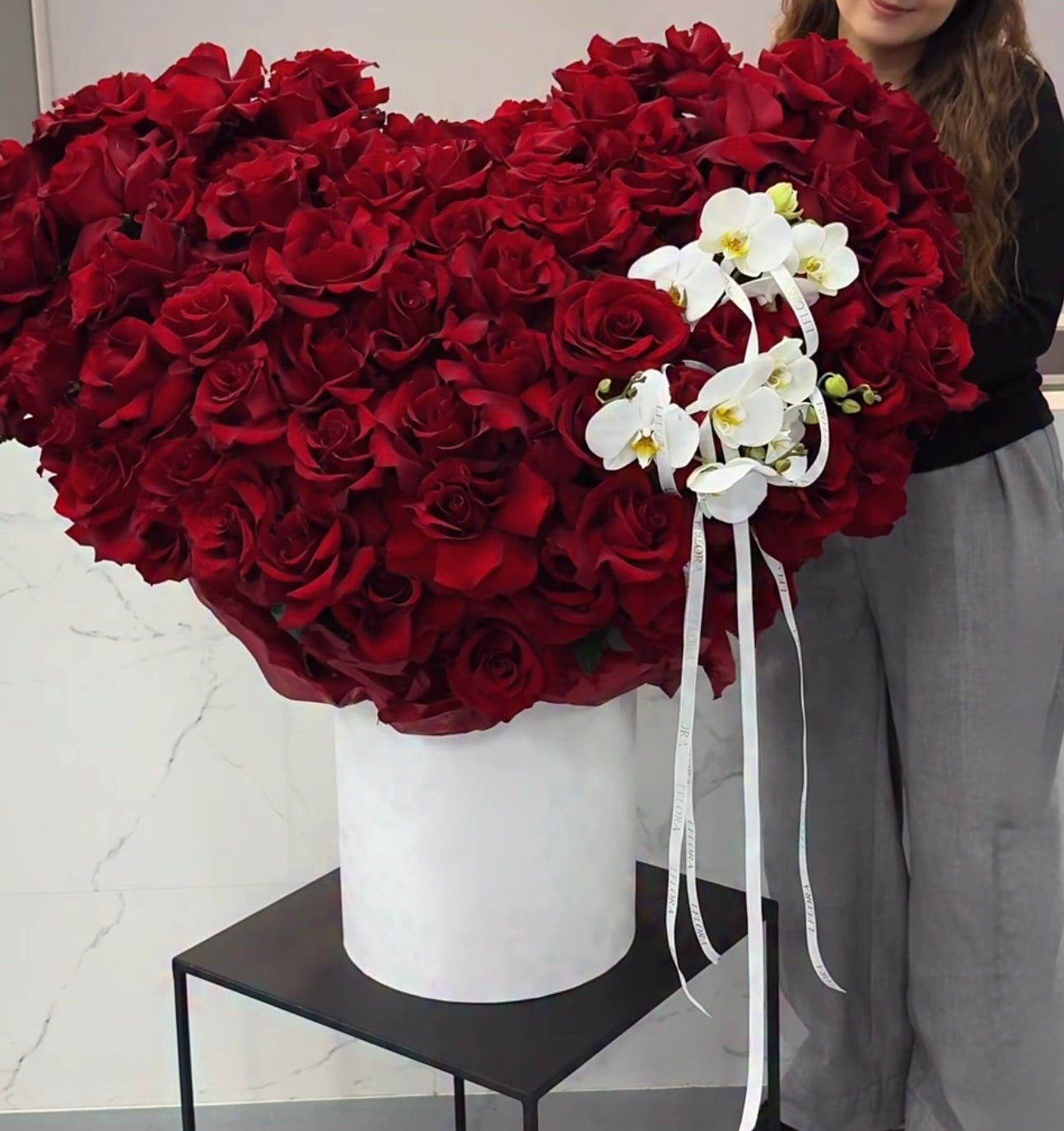 Heart shape French Roses