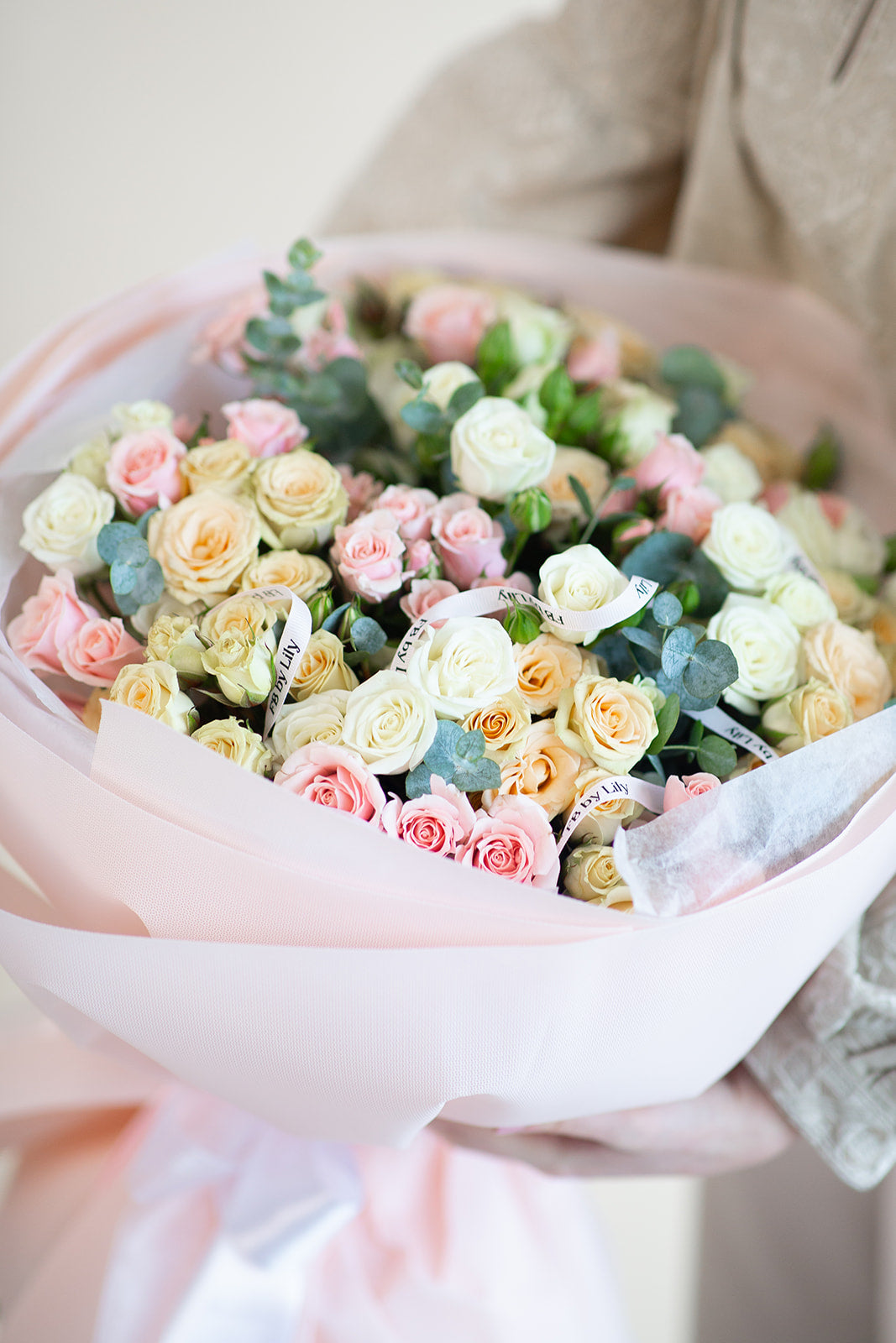 Spray Roses mixed colors palette
