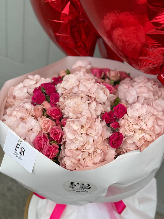 Pink Hydrangea Medium Size image 1