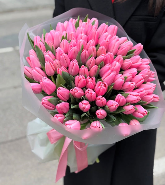 Pink tulips image 0