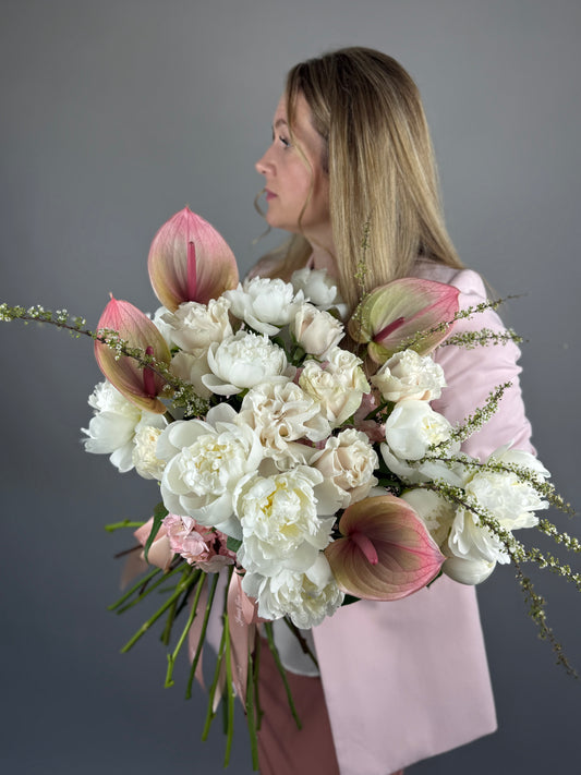 Peonies clouds and anthurium "Large" image 0