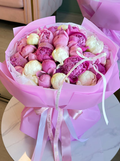 Magenta & Ivory