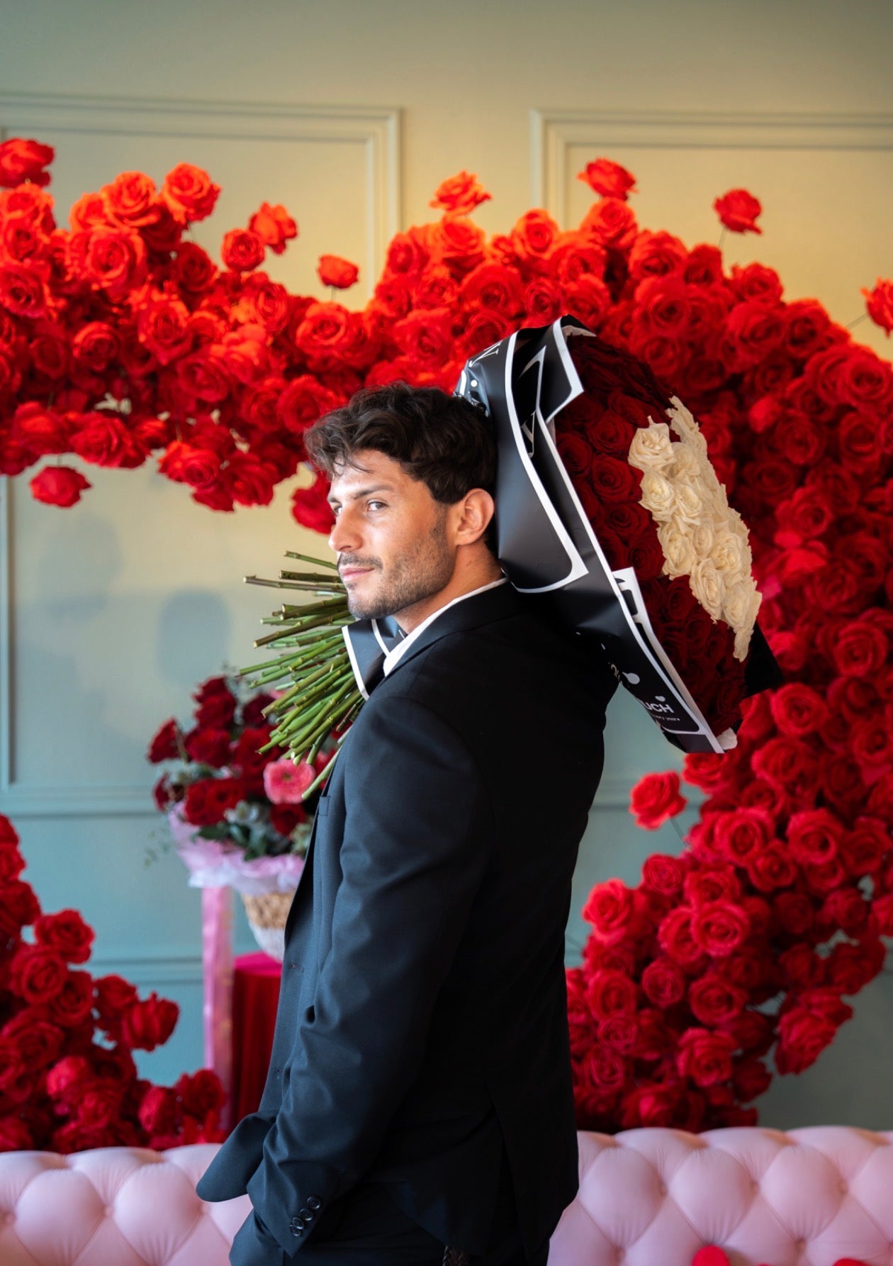 Iconic Heart shape bouquet for VDay