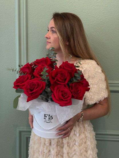 Roses with greens