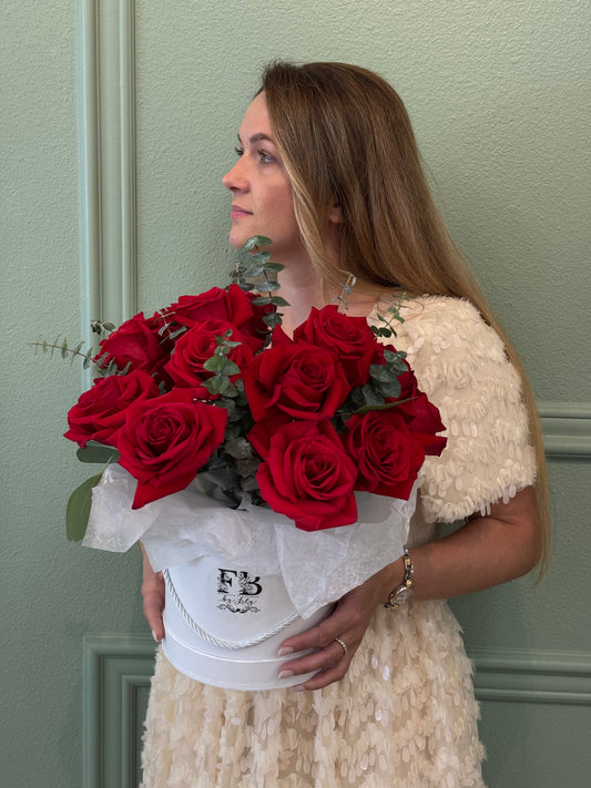 Roses with greens