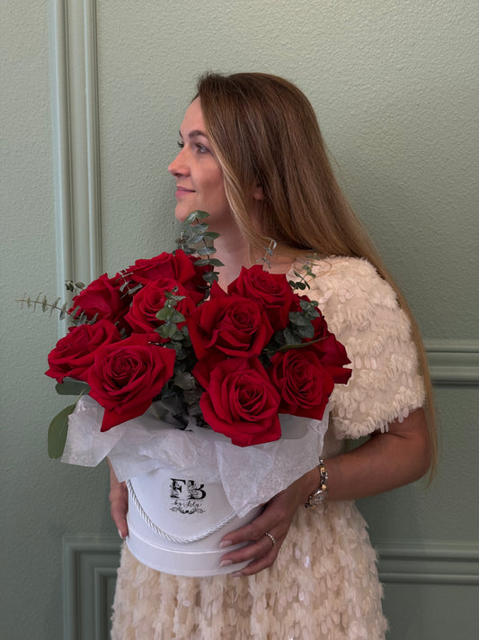 Roses with greens