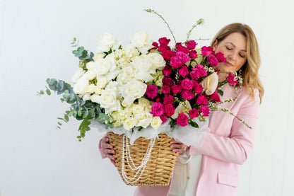 Basket full of flowers "XLarge size"