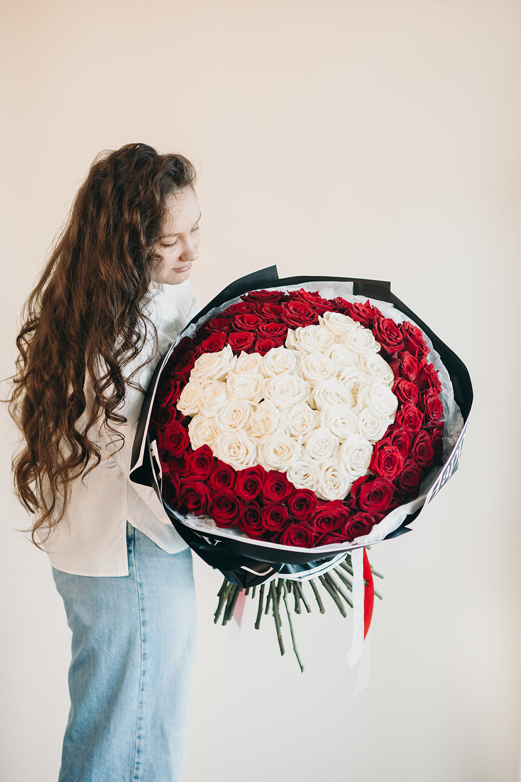Beautiful heart arrangement "Large Size"