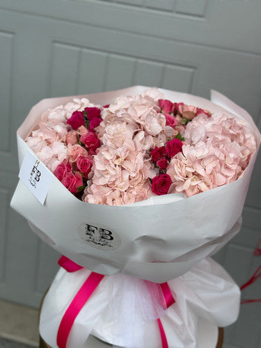 Pink Hydrangea Medium Size | Boutique By Lily